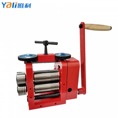 100mm Manual Jewelry Tools Jewelry Rolling Mill For Gold Silver Copper Metal